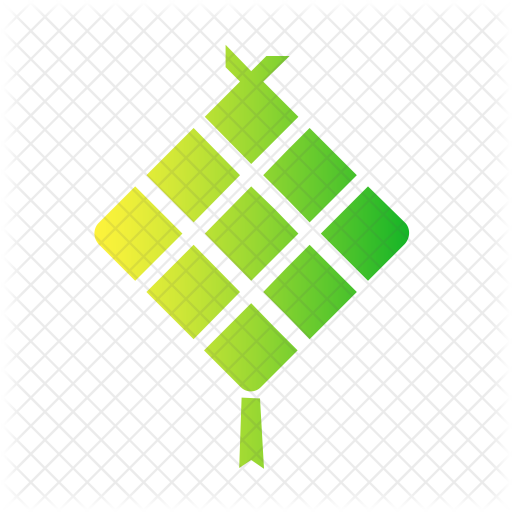 Ketupat Icon Of Flat Style Available In Svg Png Eps Ai Icon Fonts