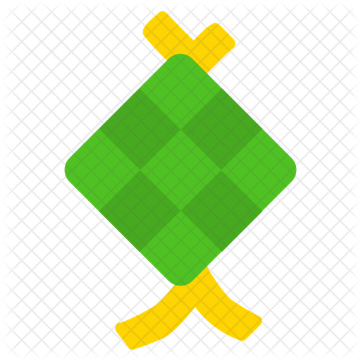 Ketupat Icon Of Flat Style Available In Svg Png Eps Ai Icon Fonts