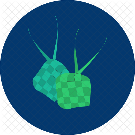 Ketupat Icon Of Flat Style Available In Svg Png Eps Ai Icon Fonts