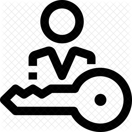 Key Player Icon Download in Line Style