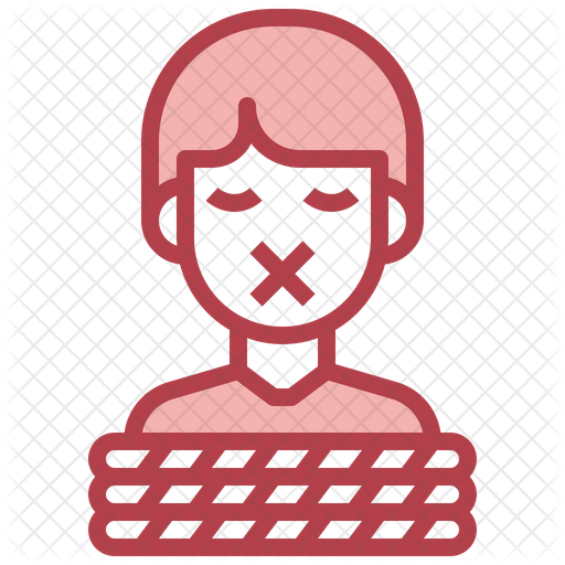 Kidnapped Icon - Download in Colored Outline Style