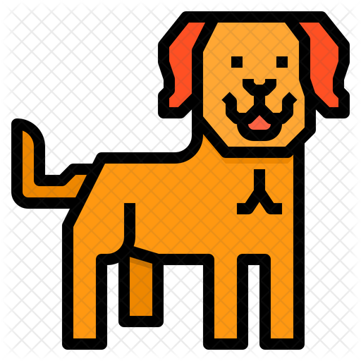 Labrador Dog Icon Of Colored Outline Style Available In Svg Png Eps Ai Icon Fonts