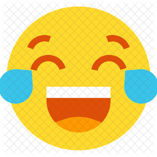 Laughing Emoji Icon Download In Flat Style