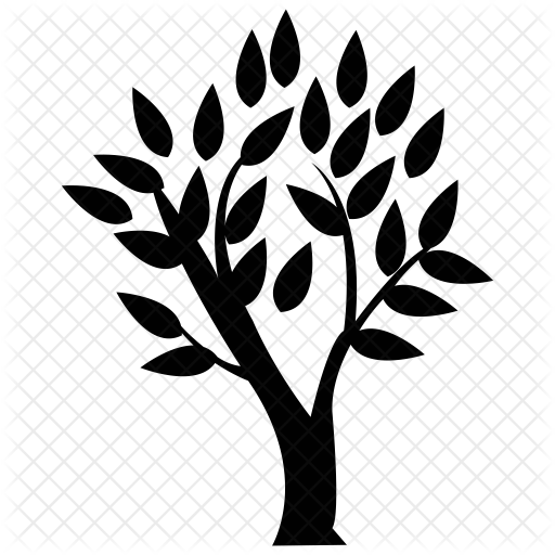 Free Leaves Tree Icon Of Glyph Style Available In Svg Png Eps Ai Icon Fonts