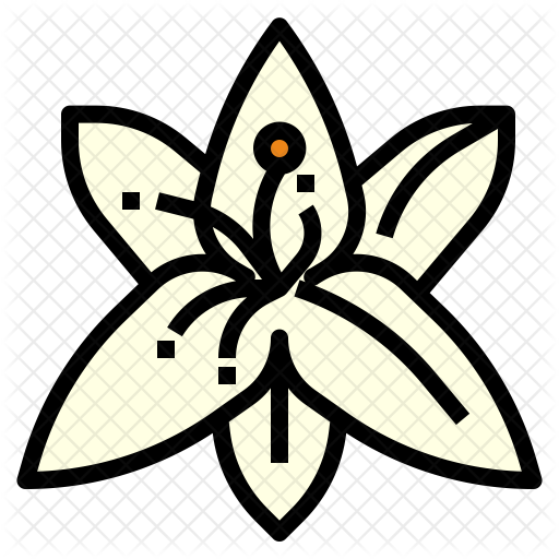 Lily Flower Icon Of Colored Outline Style Available In Svg Png Eps Ai Icon Fonts