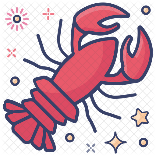 Download Free Lobster Icon Of Colored Outline Style Available In Svg Png Eps Ai Icon Fonts