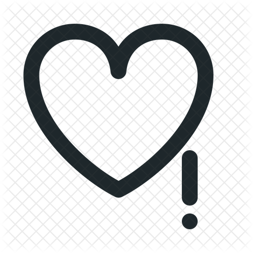 Love Warning Icon Of Line Style Available In Svg Png Eps Ai Icon Fonts