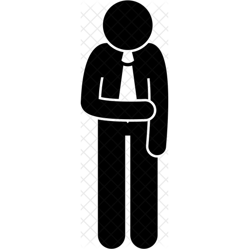 Low confident Icon of Glyph style - Available in SVG, PNG, EPS, AI ...