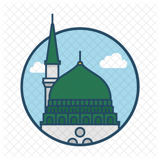 madinah saudi arabia icon of colored outline style available in svg png eps ai icon fonts madinah saudi arabia icon