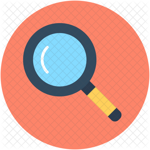 Free Magnifier Icon of Flat style Available in SVG, PNG, EPS, AI