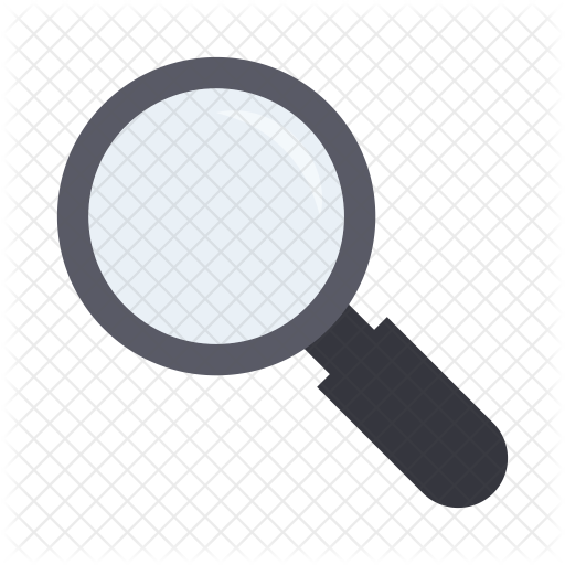 Magnifier Icon Download in Flat Style