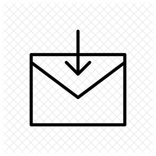 Mail, Email, Letter, Envelope, Recieve Icon Download in Line Style