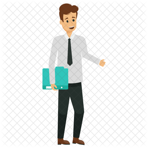 male office worker icon of flat style available in svg png eps ai icon fonts male office worker icon