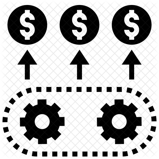 Manufacturing Cost Icon - Download in Glyph Style