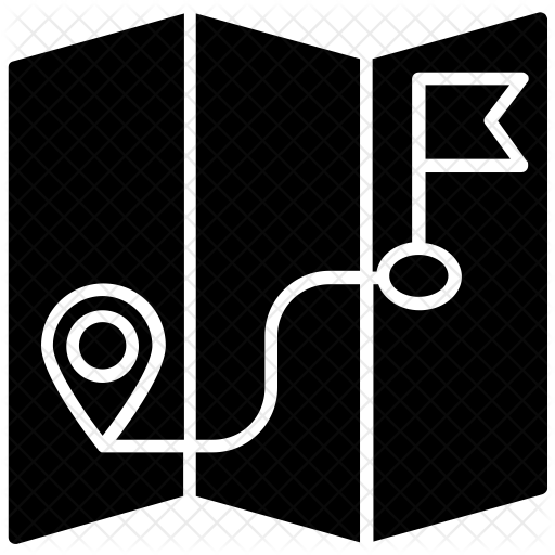 Mapping Icon - Download in Glyph Style