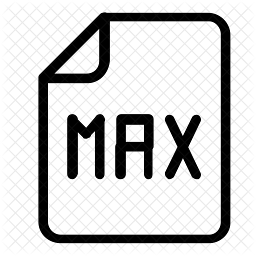 Max extension Icon Download in Line Style