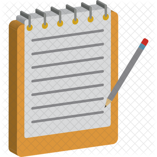 Memo Book Icon Of Isometric Style Available In Svg Png Eps Ai Icon Fonts