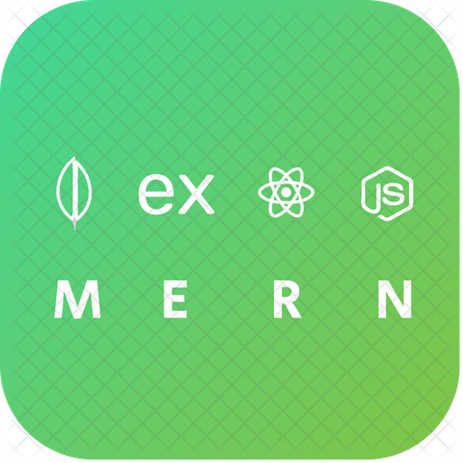 Mern Stack Logo Icon - Download in Rounded Style