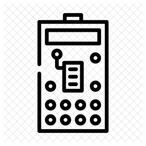 Meter Reader Icon Download in Line Style