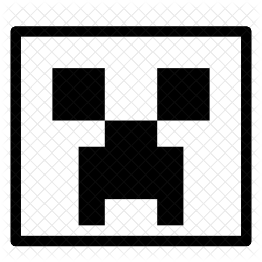 Minecraft Icon of Glyph style - Available in SVG, PNG, EPS, AI & Icon fonts
