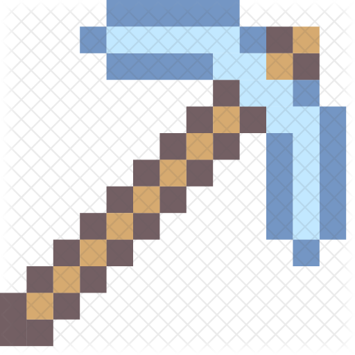 Download Minecraft Pickaxe Icon Of Colored Outline Style Available In Svg Png Eps Ai Icon Fonts PSD Mockup Templates