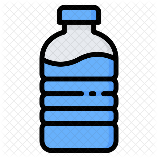 Mineral Water Icon - Download in Colored Outline Style