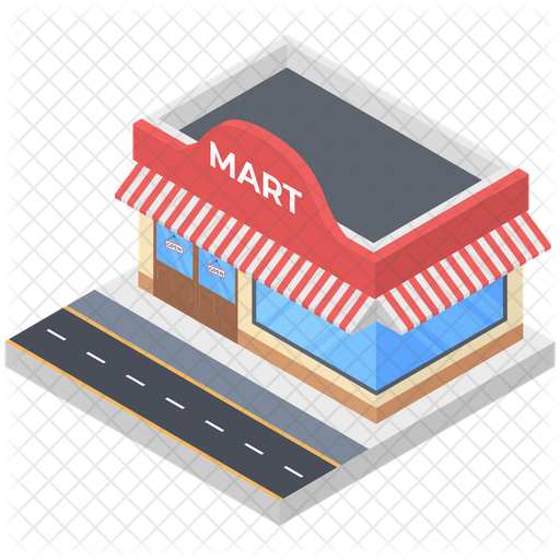 Mini Market Icon Of Isometric Style Available In Svg Png Eps Ai Icon Fonts