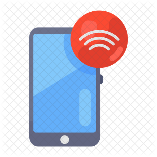 Mobile Hotspot Icon Download in Flat Style