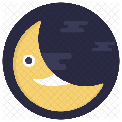 Moon Icon Of Flat Style Available In Svg Png Eps Ai Icon Fonts