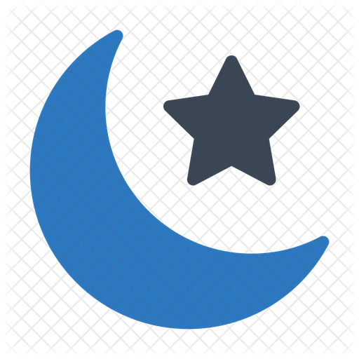 Moon Star Icon Of Flat Style Available In Svg Png Eps Ai Icon Fonts