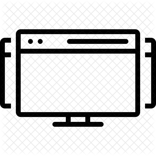 Multiple window Icon - Download in Line Style
