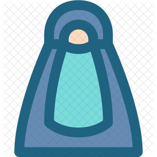 Muslim Woman Icon Of Colored Outline Style Available In Svg Png Eps Ai Icon Fonts