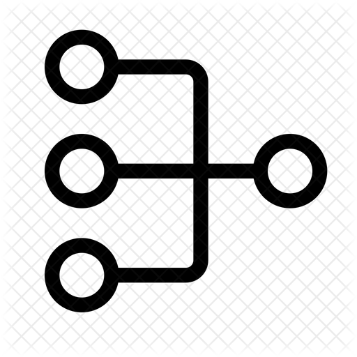 Network map Icon Download in Line Style