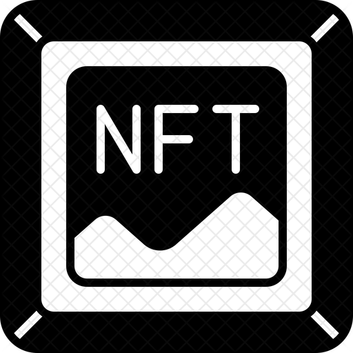 Nft Art Icon Download in Glyph Style