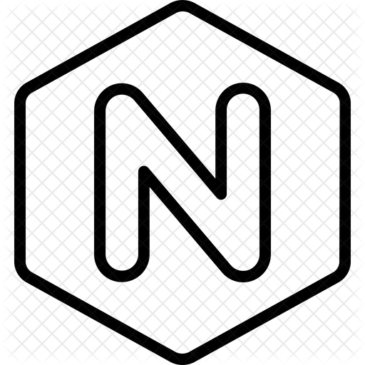 Nginx Icon - Download in Line Style