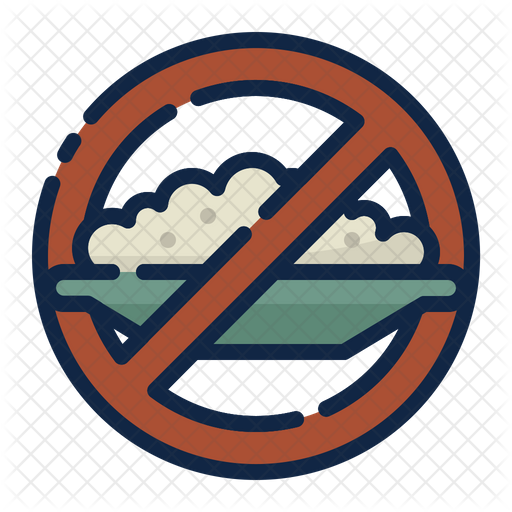 No Eat Icon Of Colored Outline Style Available In Svg Png Eps Ai Icon Fonts