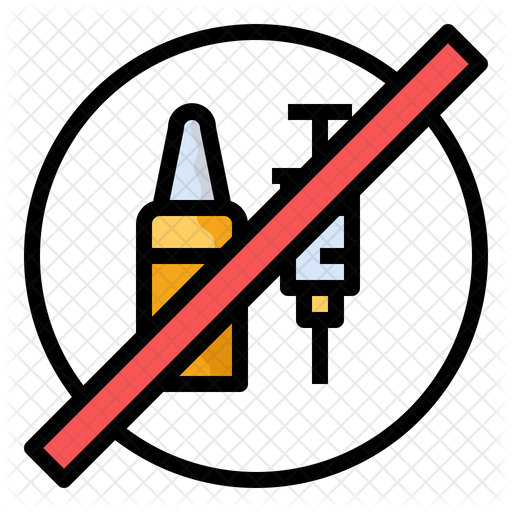No Vaccine Icon Of Colored Outline Style Available In Svg Png Eps Ai Icon Fonts
