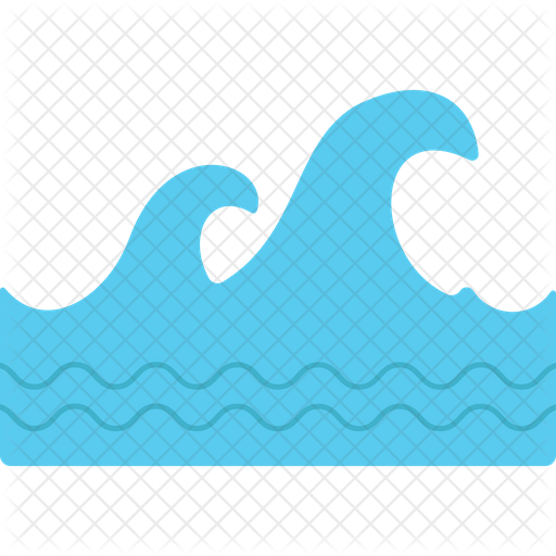 Ocean Waves Icon Of Flat Style Available In Svg Png Eps Ai Icon Fonts