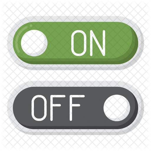 On Off Button Icon - Download in Flat Style