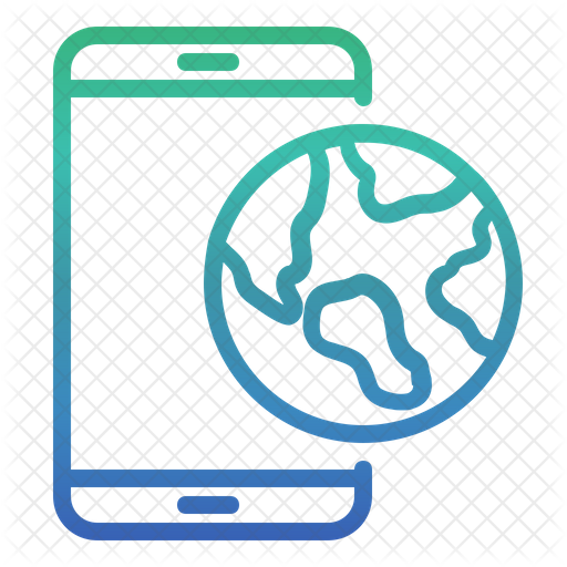 Online Application Icon - Download in Gradient Style