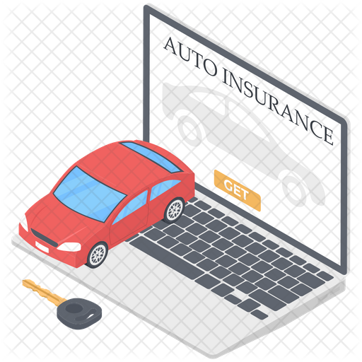 Free Online Auto Insurance Isometric Icon Available In Svg Png Eps Ai Icon Fonts