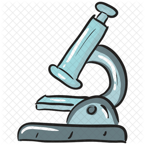 Optical Microscope Icon Download in Colored Outline Style