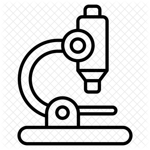 Optical Microscope Icon Download in Line Style