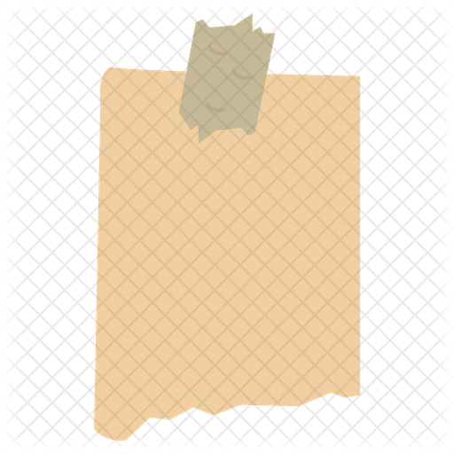 paper note icon of flat style available in svg png eps ai icon fonts