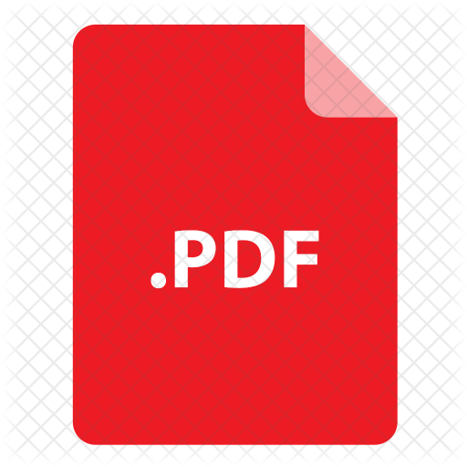 Pdf Icon - Download in Flat Style