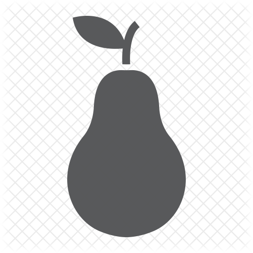 Pear Icon Of Glyph Style Available In Svg Png Eps Ai Icon Fonts