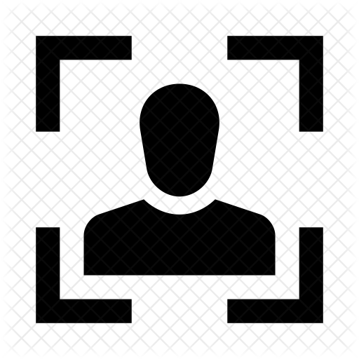 Person identification Icon Download in Glyph Style