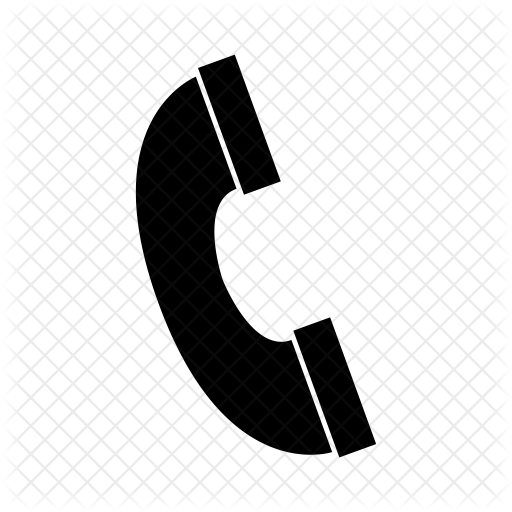 Phone handset Icon Download in Glyph Style