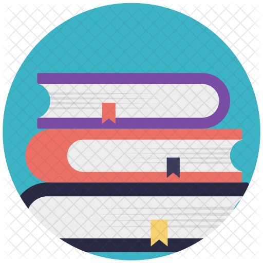 Pile Of Books Icon - Download in Flat Style