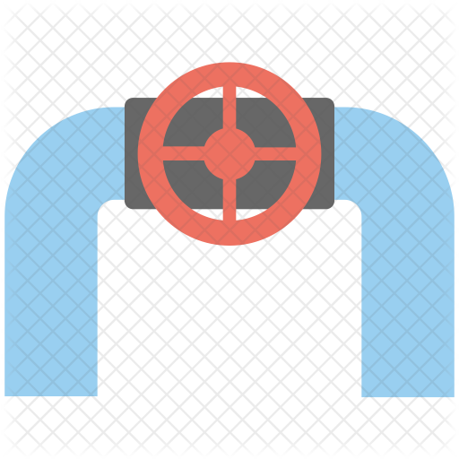 Pipeline Valve Icon - Download in Flat Style